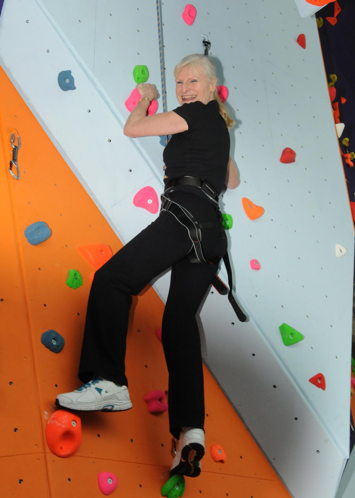 Climbing wall, Wycombe Leisure Centre - ARM Images