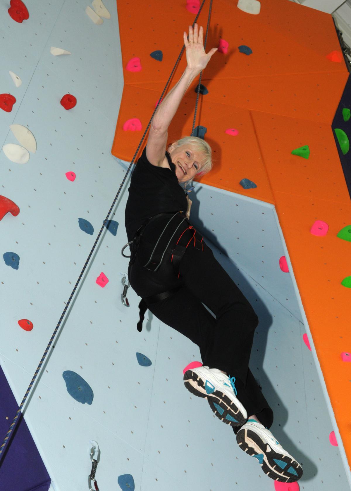Climbing wall, Wycombe Leisure Centre - ARM Images