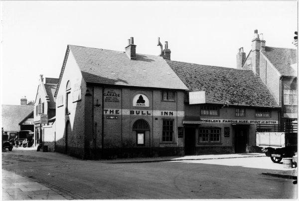 The Bull, Bull Lane. Photo 1931. Pub demolished and store rebuilt on same site.