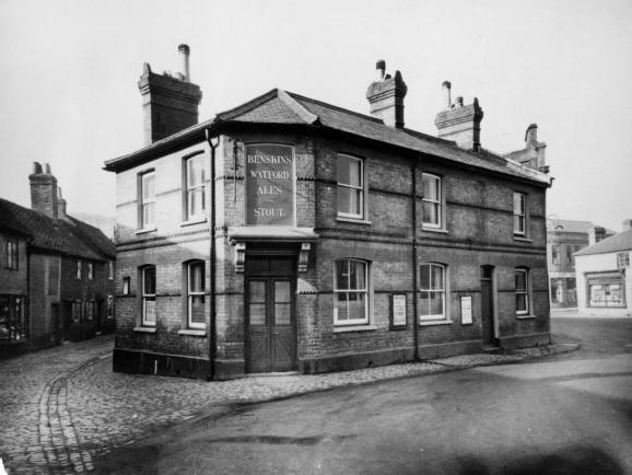 The Jolly Butcher, Newland Street. Built in 1847 it has now been reopened.