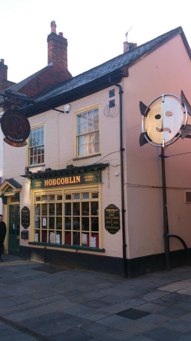 The Three Tuns, High Street. This pub reopened as The Hobgoblin a few years ago and returned to its original name of the Three Tuns in 2017.