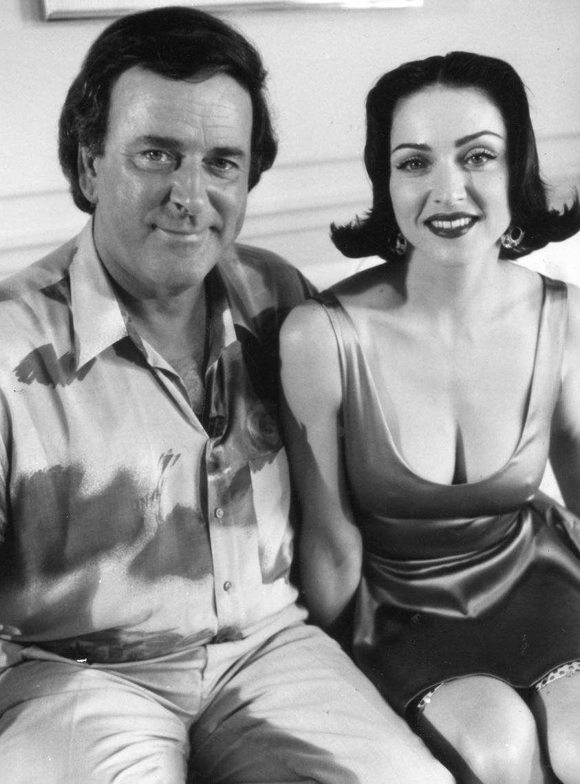 Sir Terry Wogan with Madonna - BBC pictures.