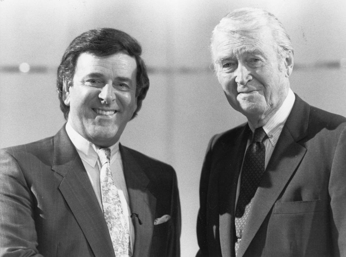 Sir Terry Wogan with James Stewart - BBC pictures