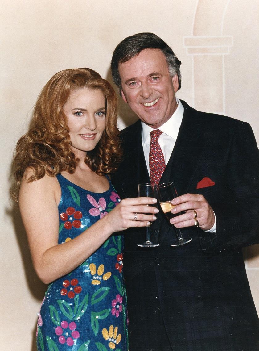 Sir Terry Wogan with Gina G - BBC pictures.