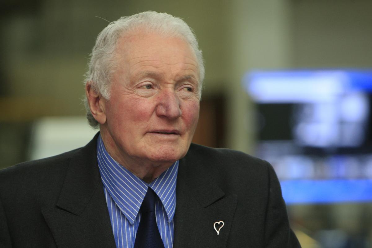 Paddy Hopkirk at the official relaunch of SKIDZ as the Auto Training Centre. Picture by ARM Images.