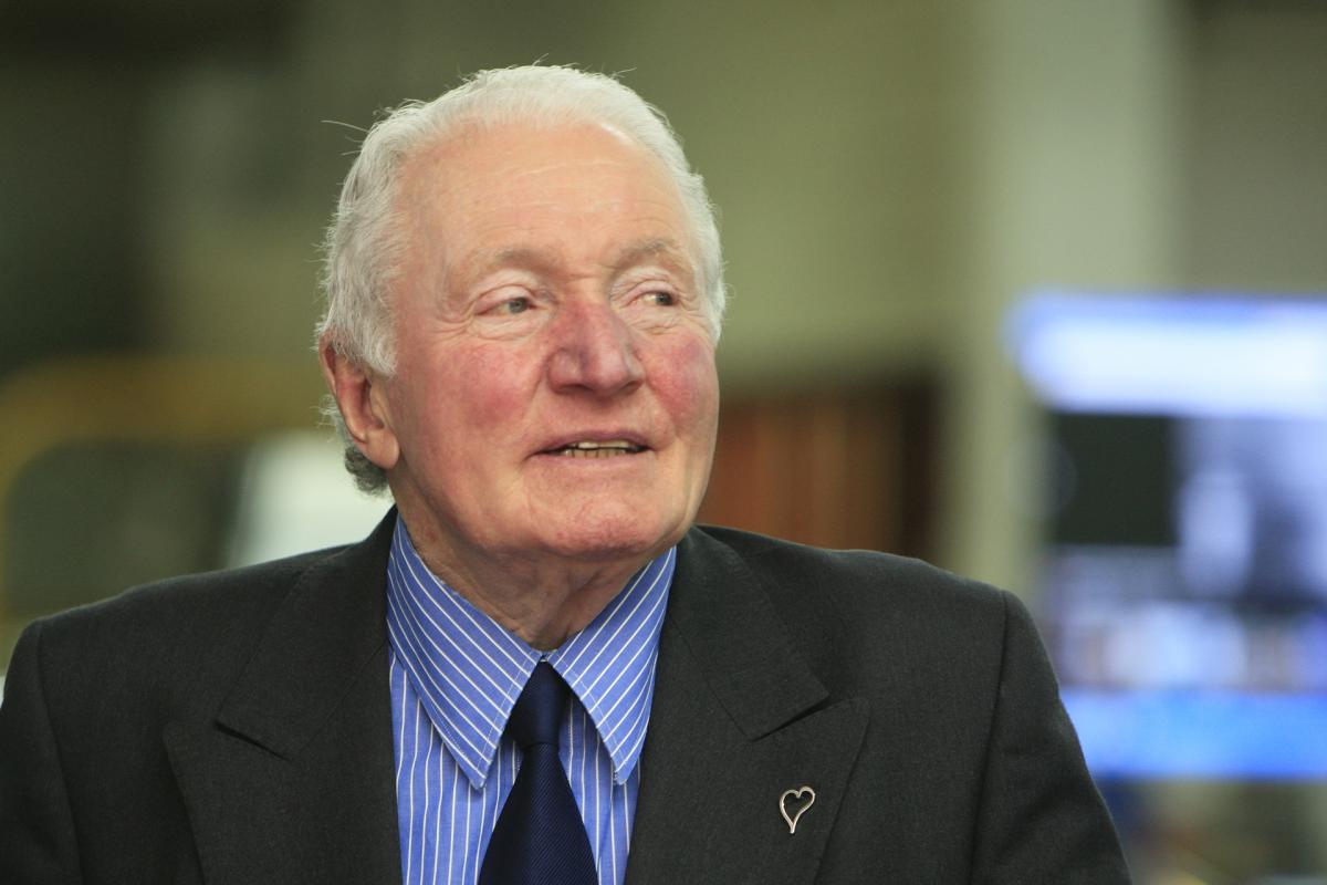 Paddy Hopkirk at the official relaunch of SKIDZ as the Auto Training Centre. Picture by ARM Images.