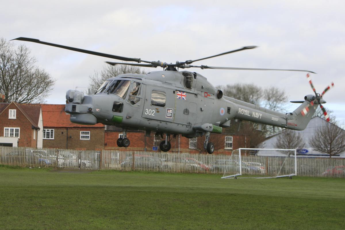 Borlase naval helicopter visit 2016