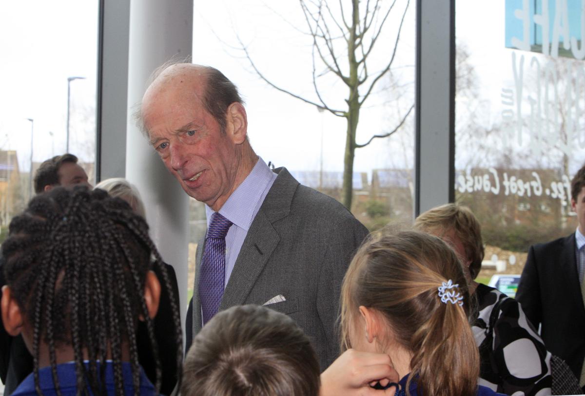 The Duke of Kent opens Wycombe Leisure Centre