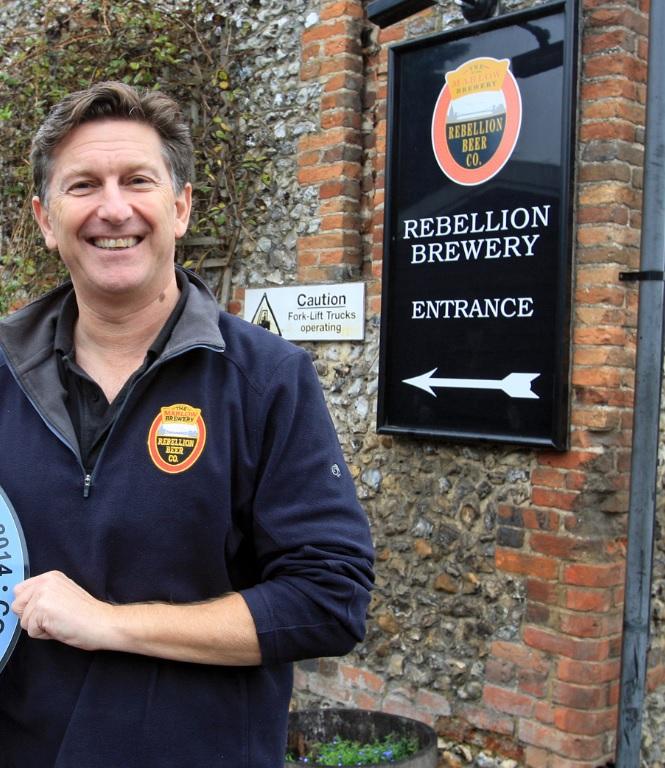 2 - Rebellion Brewery with owner Tim Coobms