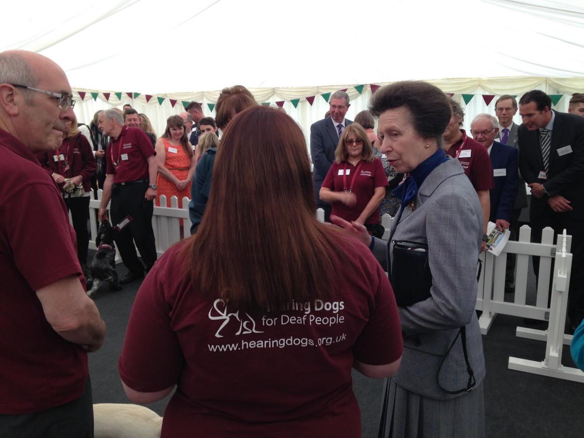 Princess Anne's visit to Hearing Dogs for Deaf People 2016 Photo Will Burton