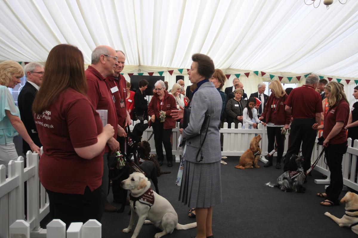 Princess Anne's visit to Hearing Dogs for Deaf People 2016 Photo ARM Images