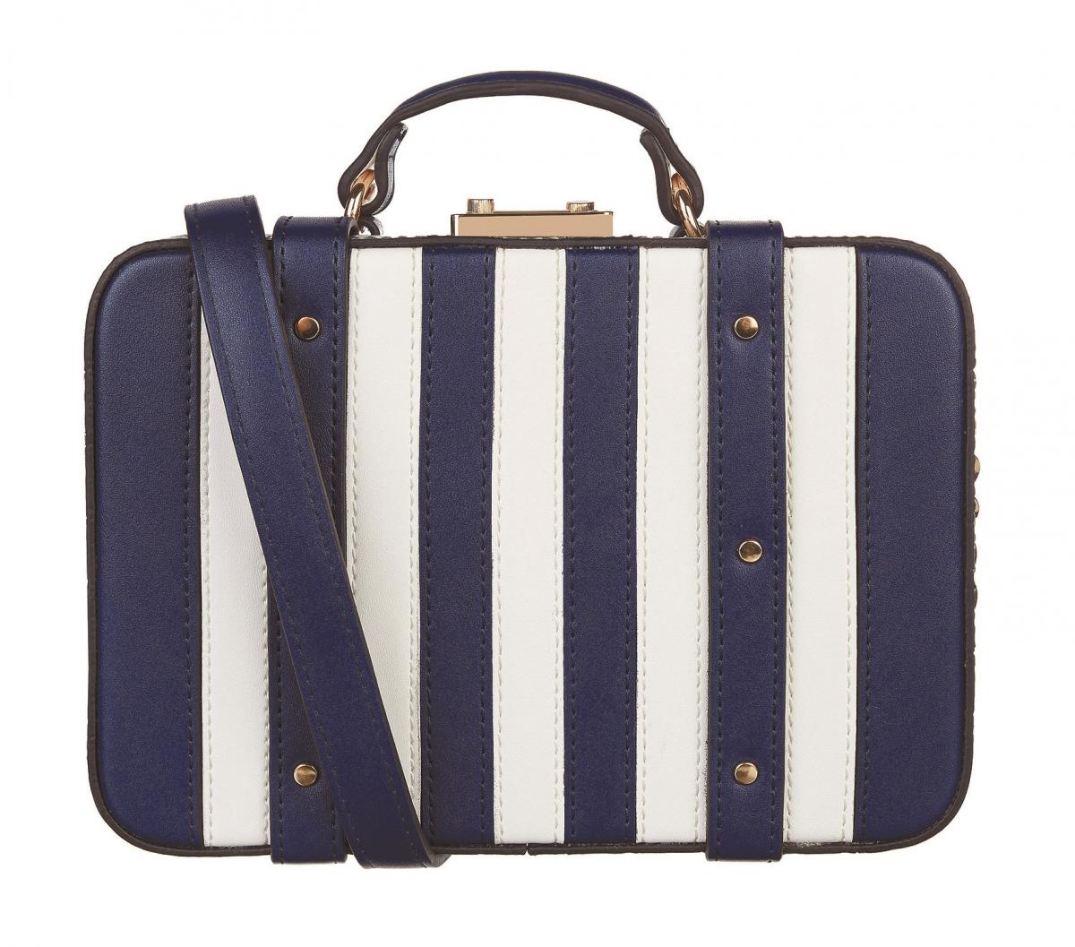 Accessorize, Nautical stripe suitcase bag, £32