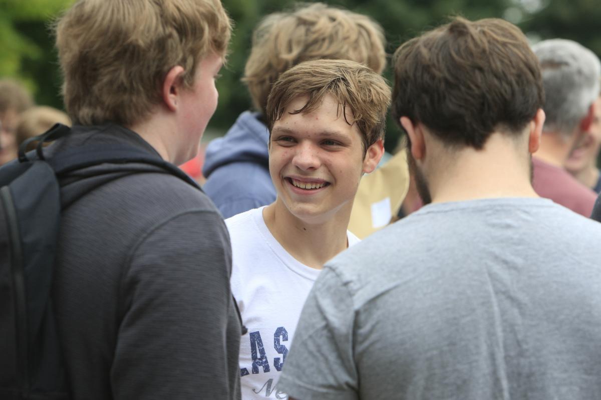 A-Level results day: John Hampden Grammar School. Picture by ARM Images.