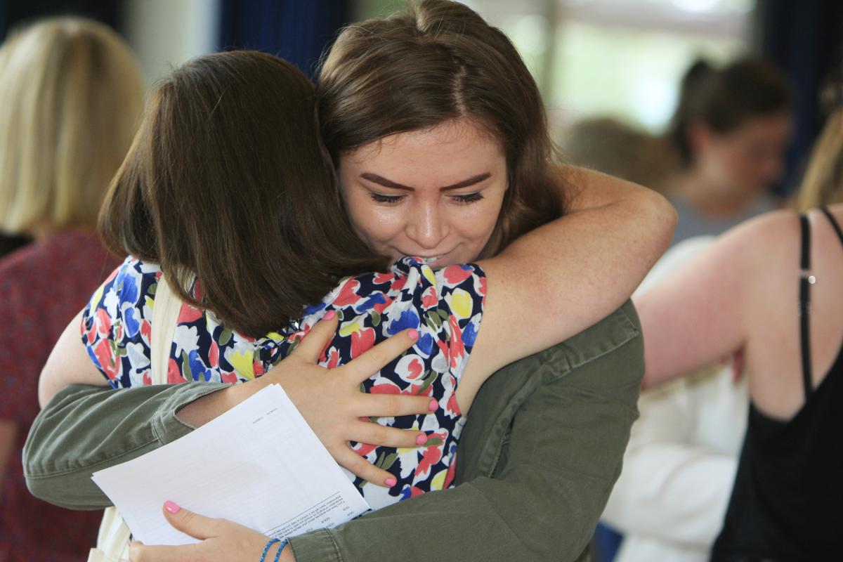 A-Level results day: Wycombe High School. Picture by ARM Images.