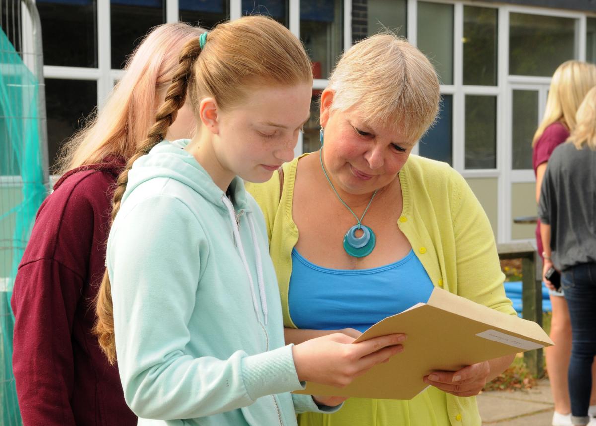 GCSE results day: Great Marlow School. Picture by ARM Images.