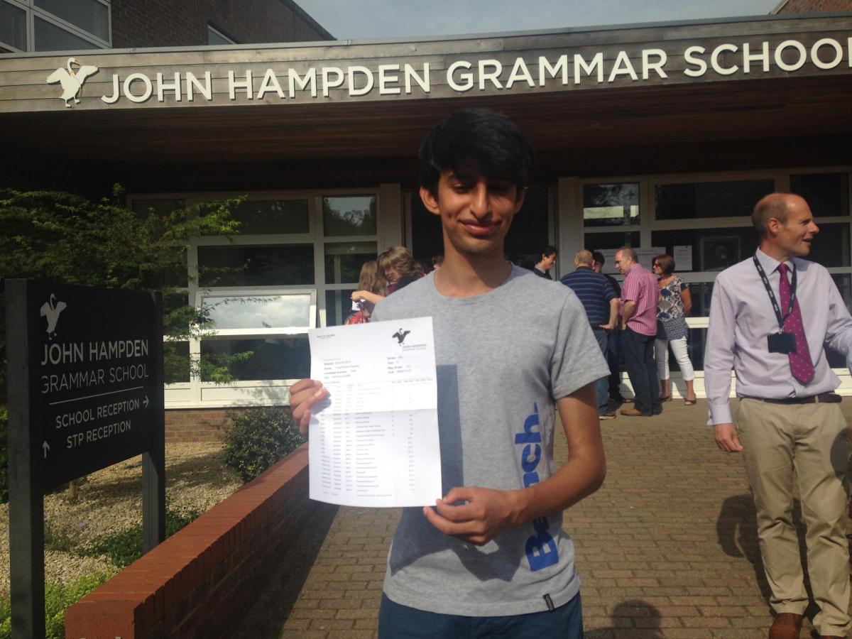GCSE results day: John Hampden