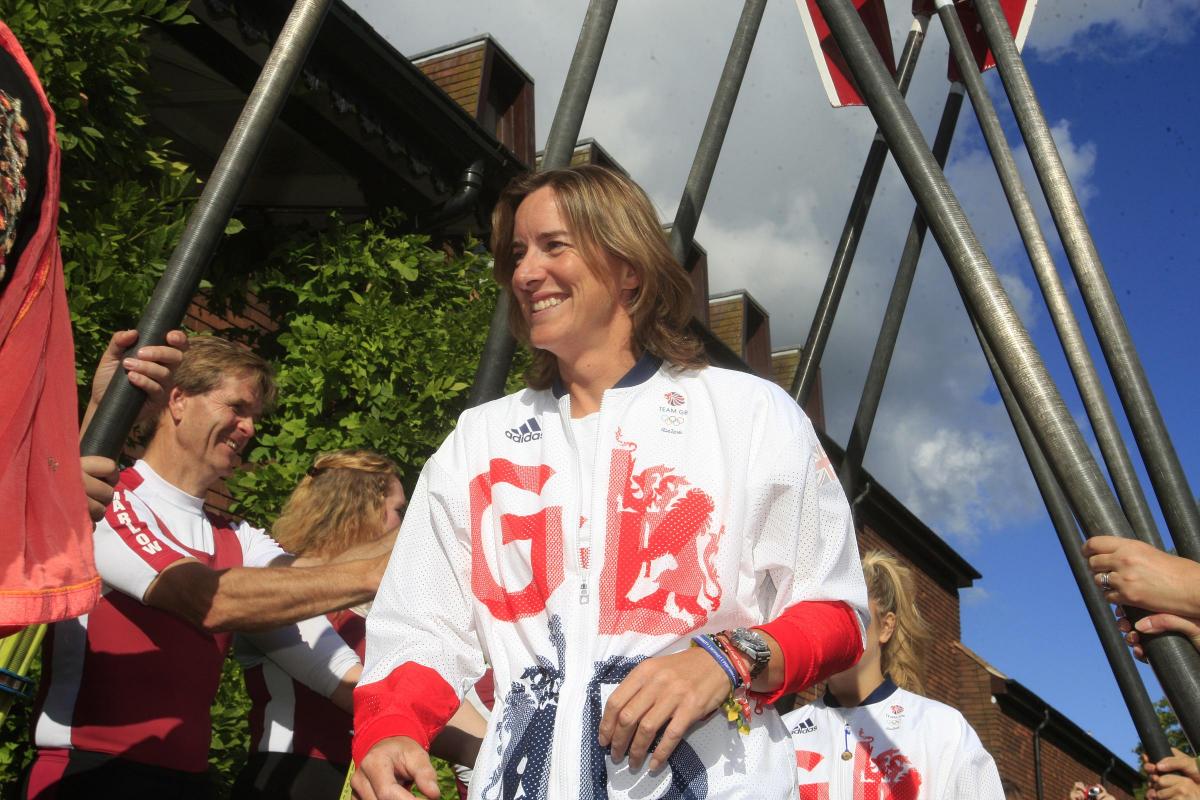 Katherine Grainger. Pictures supplied by Wycombe District Council.