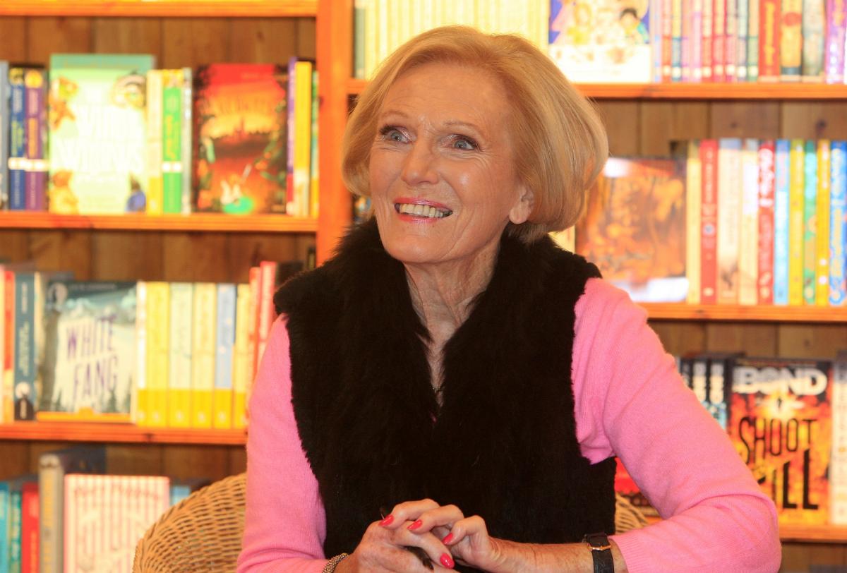 Mary Berry signing books in Marlow Bookshop - Picture by ARM Images.
