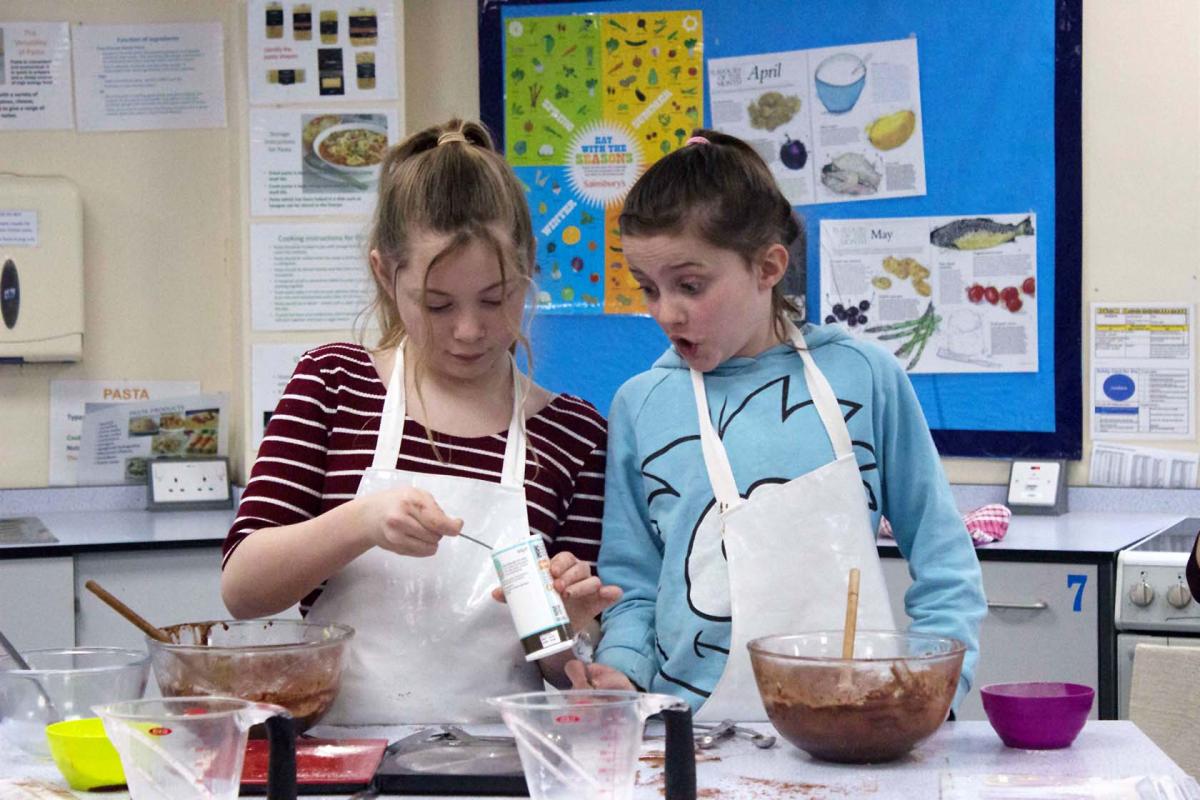 Valentine's cookery at Beaconsfield High School. Picture by Danielle Pettitt.