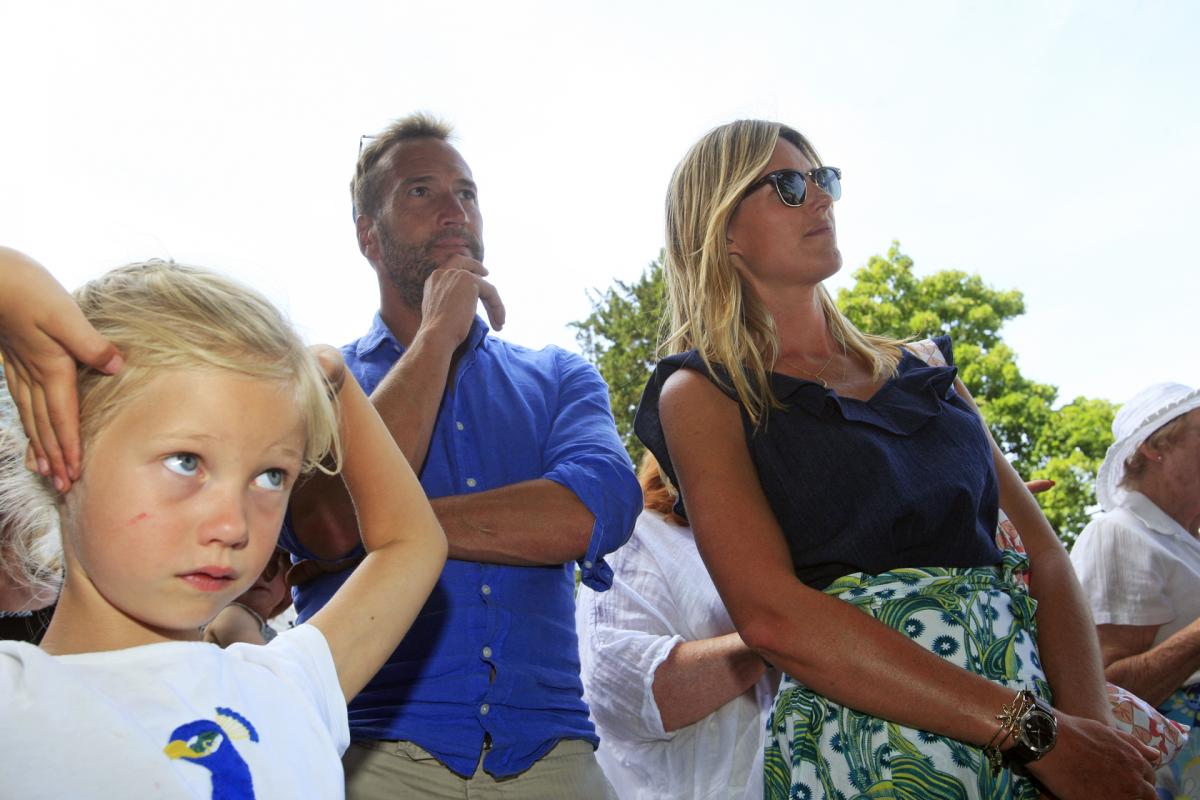 Ben Fogle and his family enjoyed the day. Picture by ARM Images.