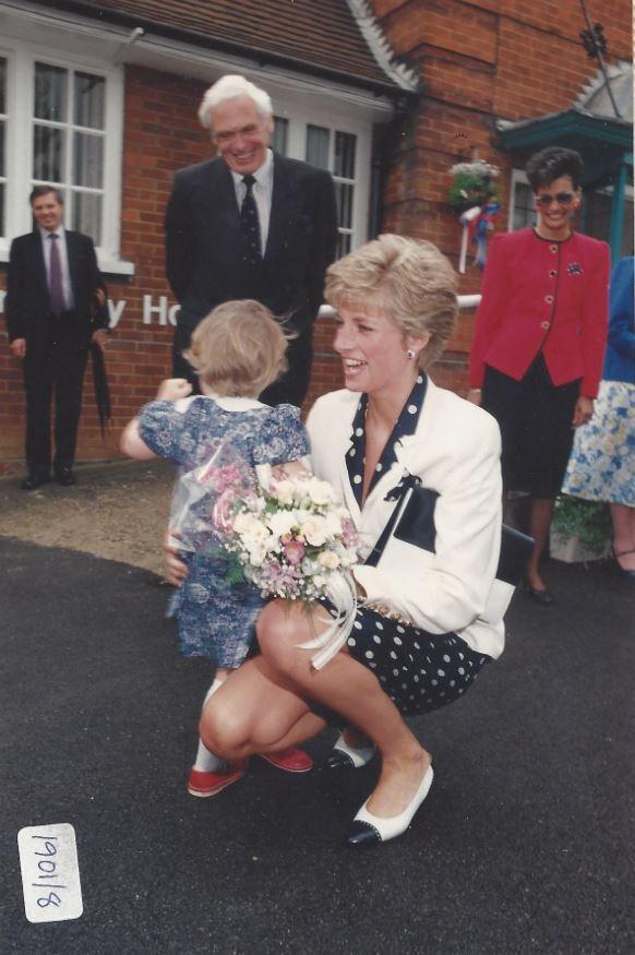 Princess Diana in Marlow 1991