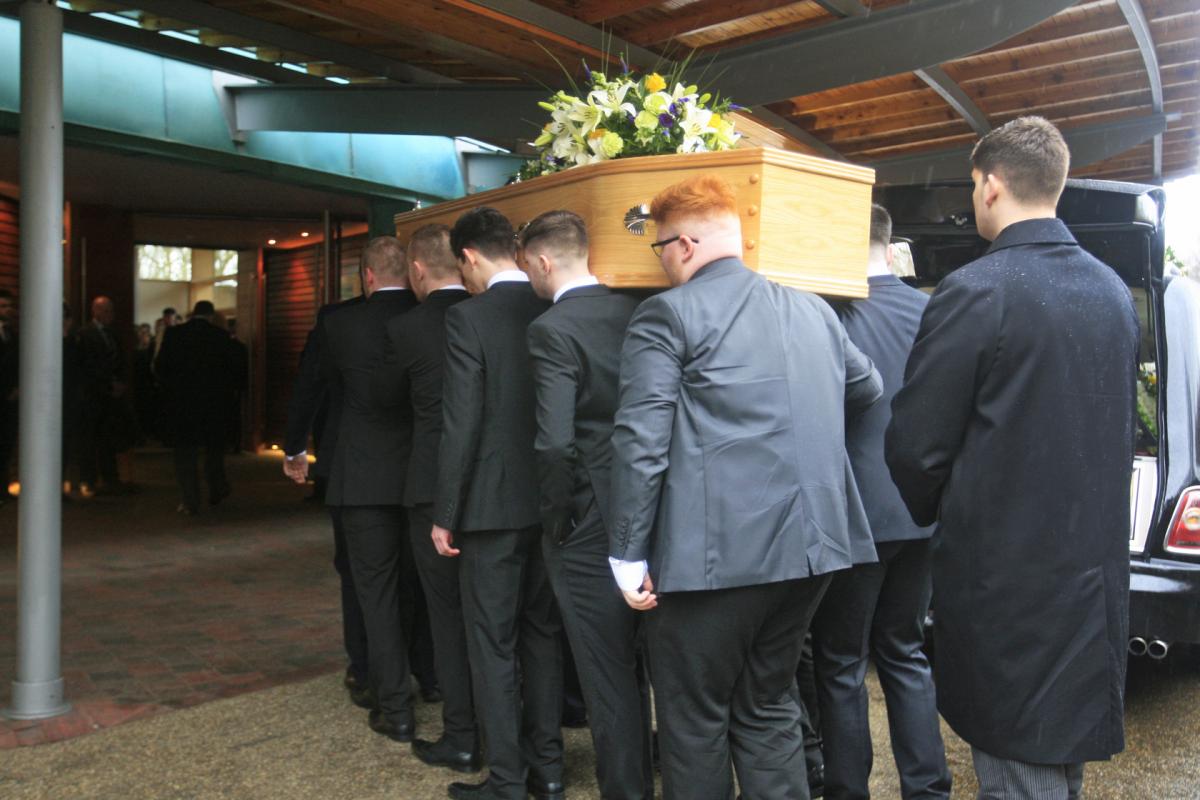 Jordan Coupland funeral