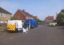 Forensics were at the scene worked late into the early hours of the morning (May 11)