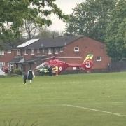Air ambulance called to 'crash between car and bus'