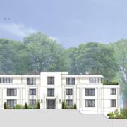 The developer's plans for the new building intended to house flats in Beaconsfield