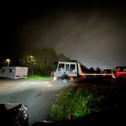 Caravans found by police