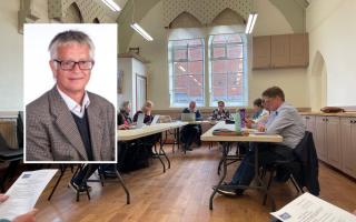 Cllr Turner spoke about adult social care at a meeting of Downley Parish Council