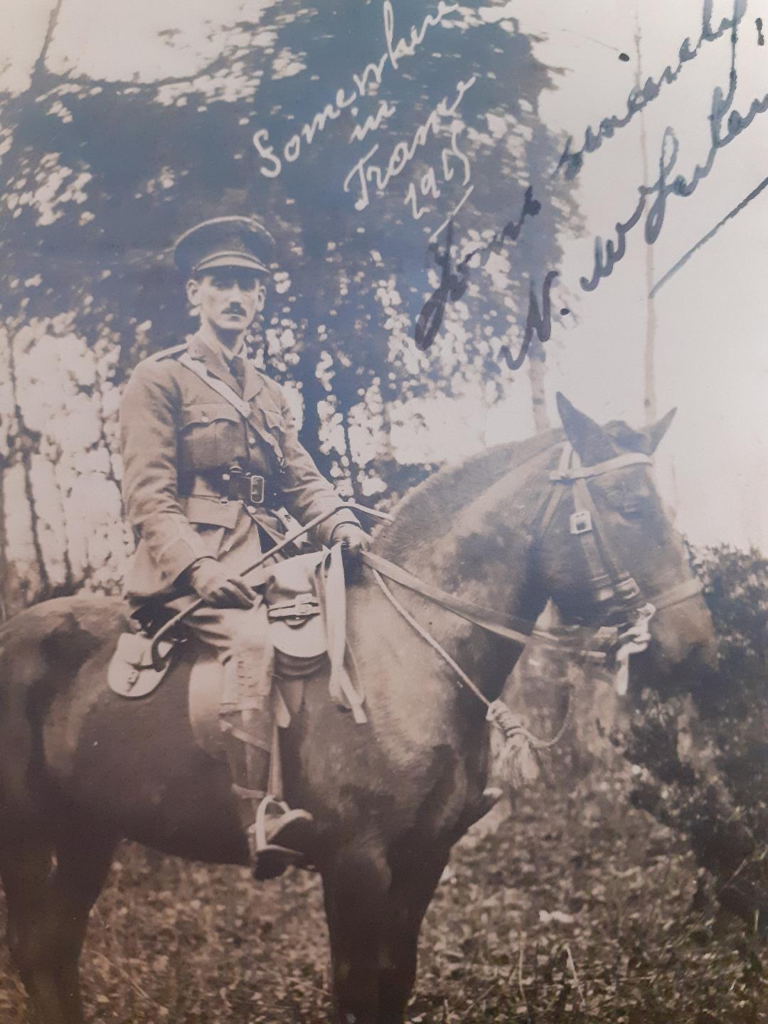 Mystery officer in World War One