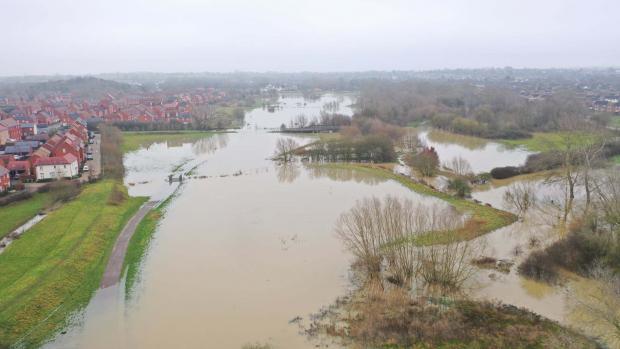 Large parts of Aylesbury were badly impacted by flooding last month (Richard Crouch)