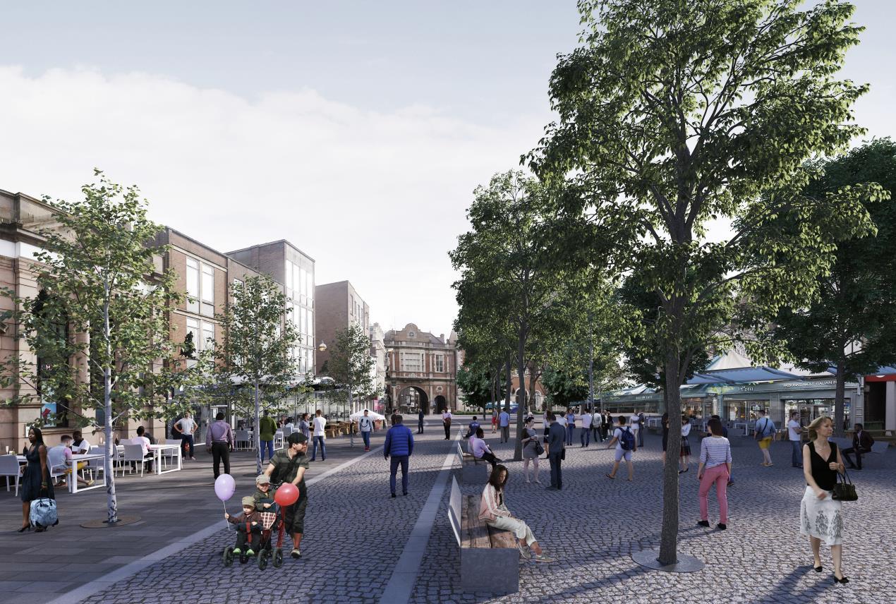 What Aylesburys Market Square could look like (from Buckinghamshire Council)