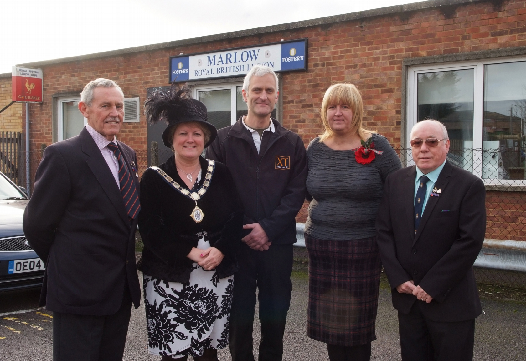 PICTURED: John Chapman MBE outside the Royal British Legion 
