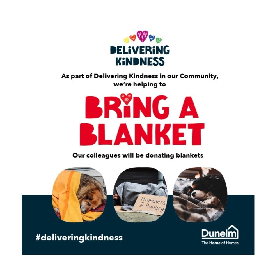 People are encouraged to donate blankets as part of the campaign