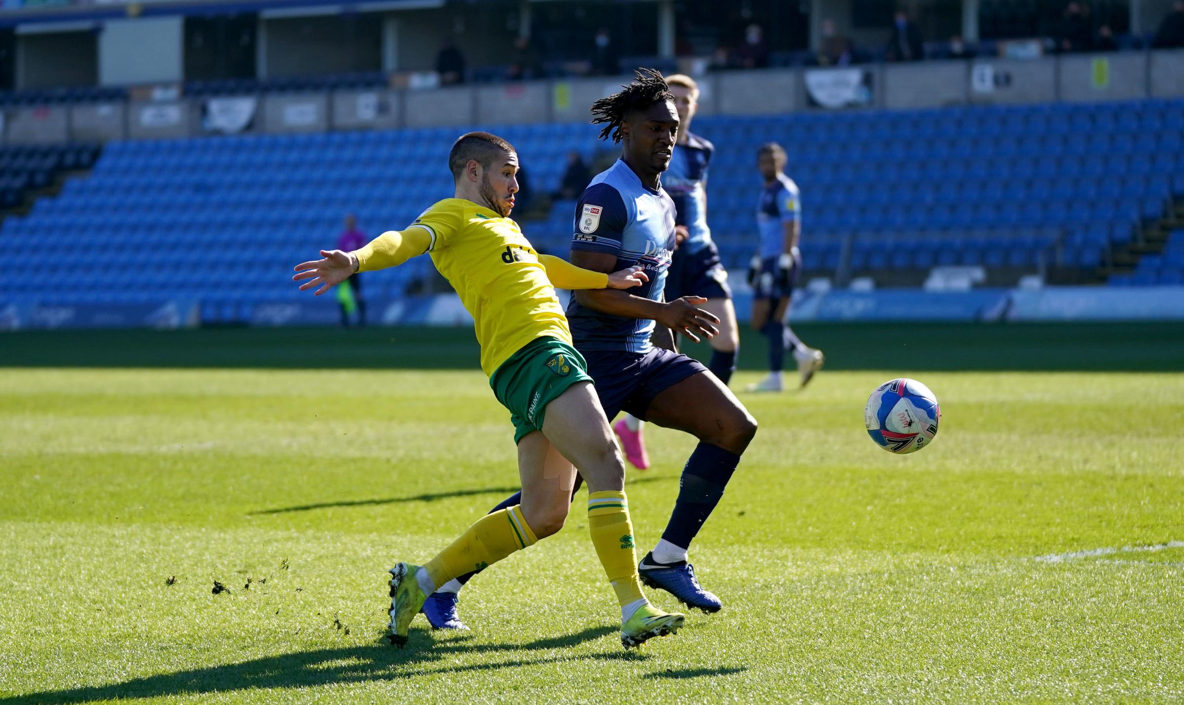 Anthony Stewart was the captain for Wycombe in the loss against Norwich (PA)