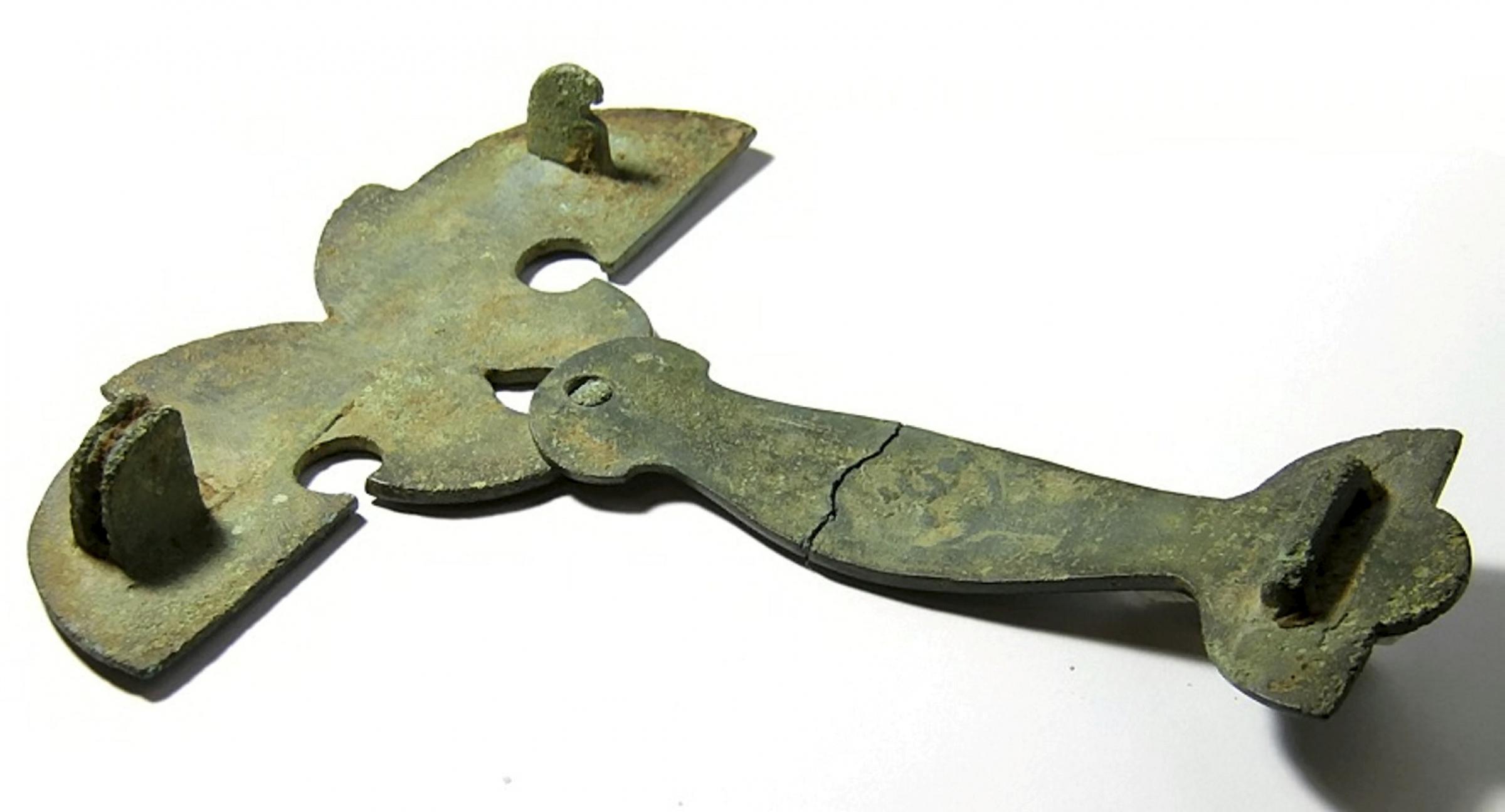 The item, a 2,000-year-old Celtic Chieftain’s chariot brooch, was discovered by 64-year-old Ray Pusey in Haddenham
