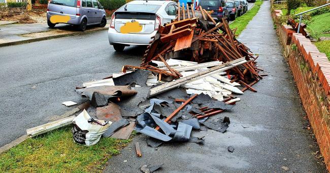 Fly-tipping in Wycombe. Photo by @BucksFlytipping