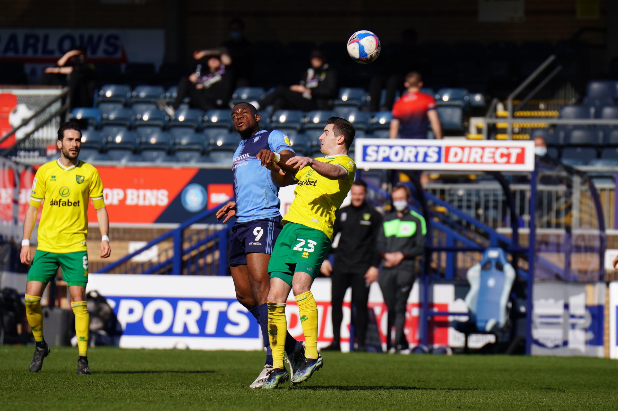 Wycombe lost 2-0 at home to Norwich on Feb 28 (Prime Media)