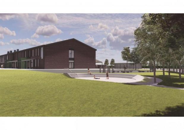 Bucks Free Press: A CGI of the Kingsbrook View Primary Academy in use