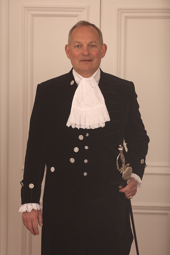 George Anson was sworn in as the new High Sheriff of Buckinghamshire on March 26 