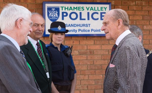 HRH the Duke of Edinburgh visit to Sandhurst. Credit: TVP