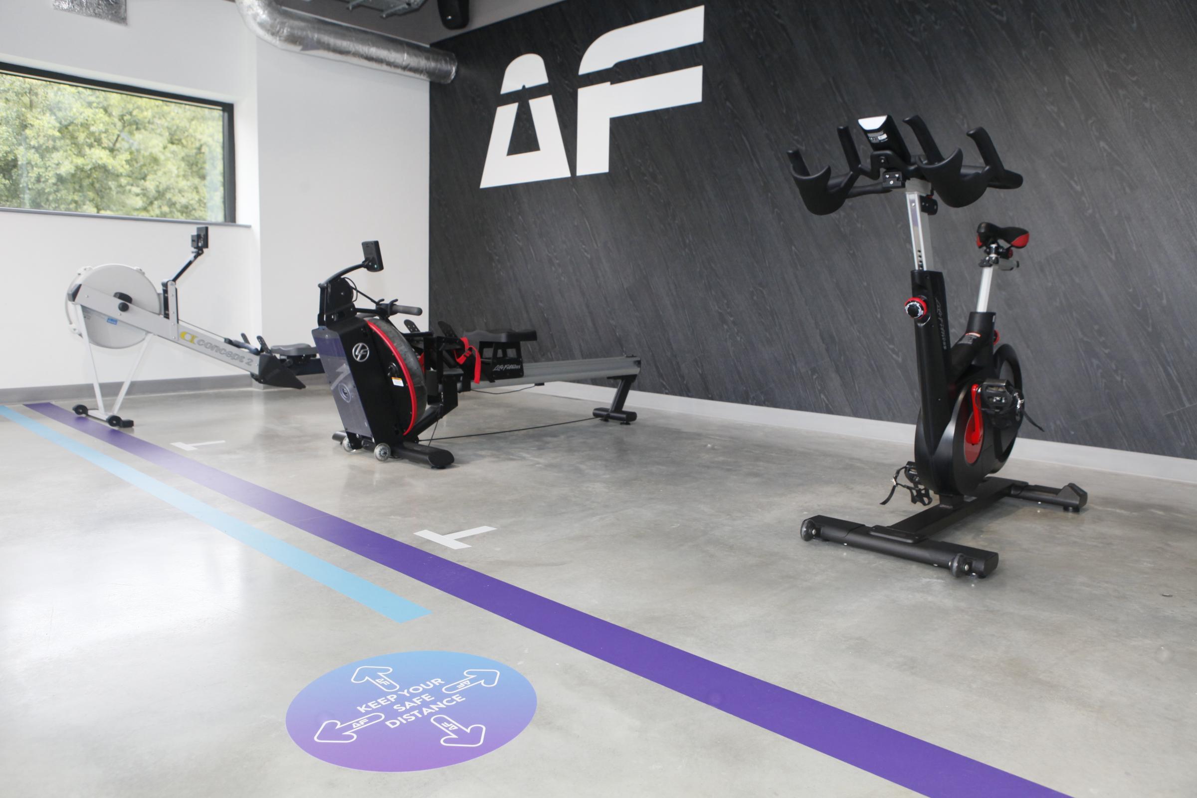 The gym offers several different facilities (photo from Anytime Fitness)