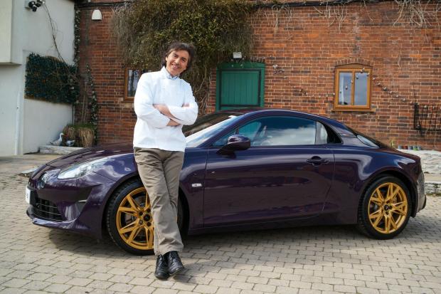 Chef Jean Christophe Novelli with the new Alpine