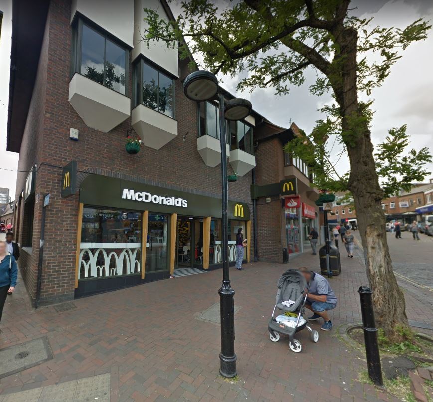 One of the McDonalds branches in Aylesbury is in the towns High Street