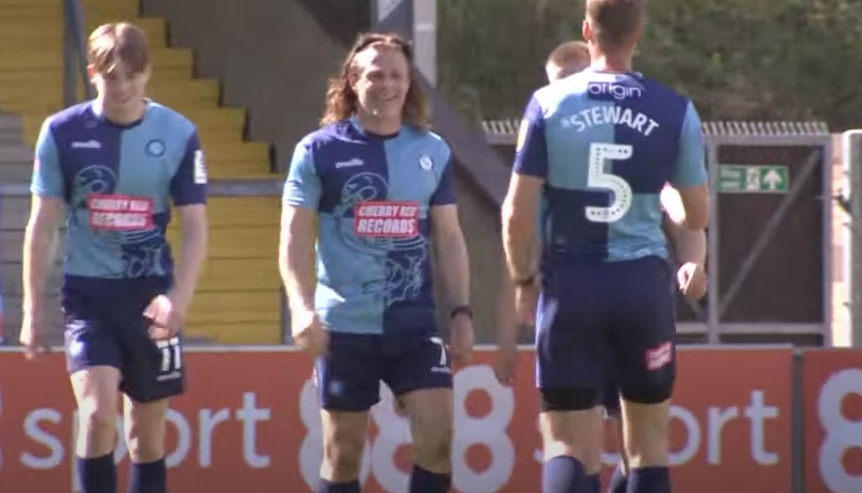 The boss scored in each half as Wycombe won 6-2 against Soccer AM 