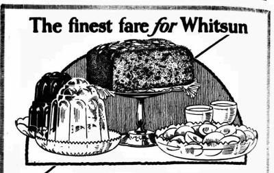 An advert for Whitsun Food, 1925