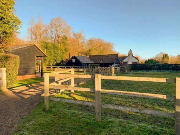 Bucks Free Press: PICTURED: Hampden Farm and stable building on the left (Credit: JCE Planning & Architectural Consultancy)