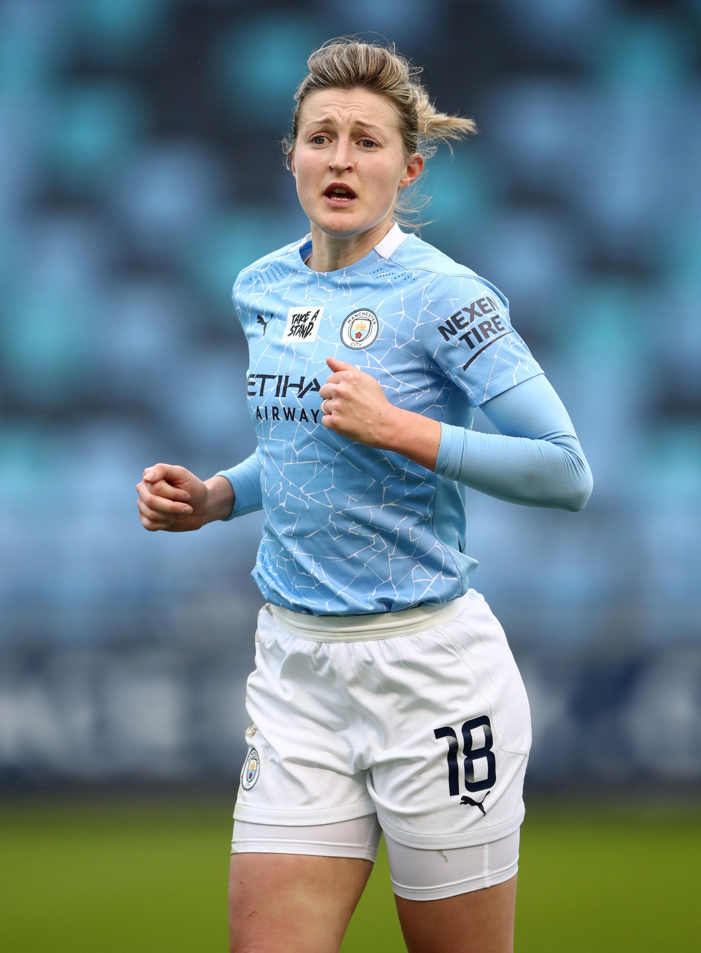 Ellen White currently plays for Manchester City (PA)